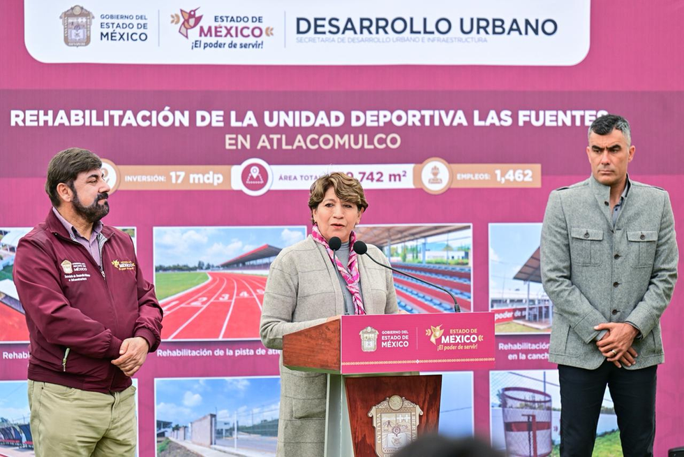 Gobierno del EdoMéx rehabilita la Unidad Deportiva “Las Fuentes” y fortalece la confianza ciudadana en Atlacomulco 