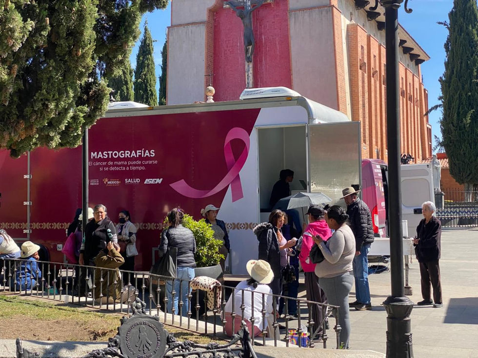 Con Gobierno de Territorio, Delfina Gómez lleva mastografías sin costo a todo el EdoMéx a través de unidades móviles