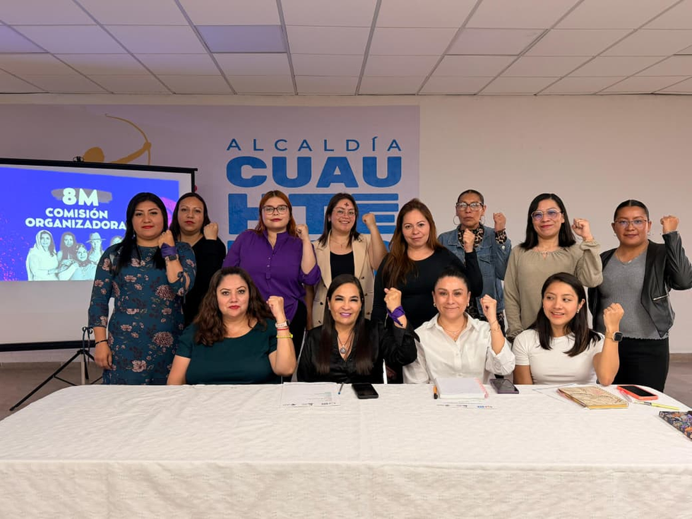 GOBIERNO DE ALE ROJO DE LA VEGA, EL MÁS FEMINISTA, ARRANCA ORGANIZACIÓN PARA JORNADA DEL 8M