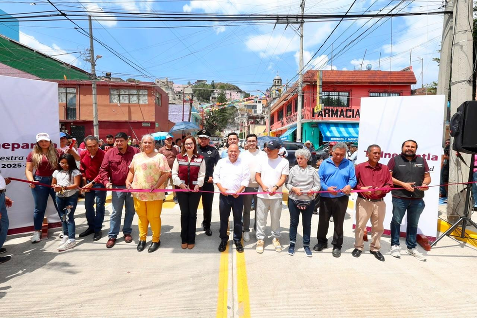 RACIEL PÉREZ CRUZ INAUGURA REHABILITACIÓN CON CONCRETO HIDRÁULICO EN LA COLONIA MARINA NACIONAL