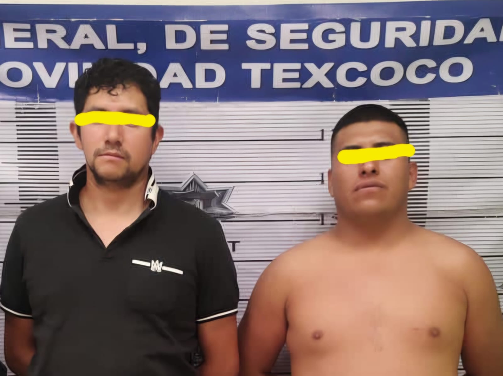 COORDINACIÓN POLICIAL EN TEXCOCO PERMITIO LA DETENCIÓN DE DOS SUJETOS POR DELITOS CONTRA LAS SALUD
