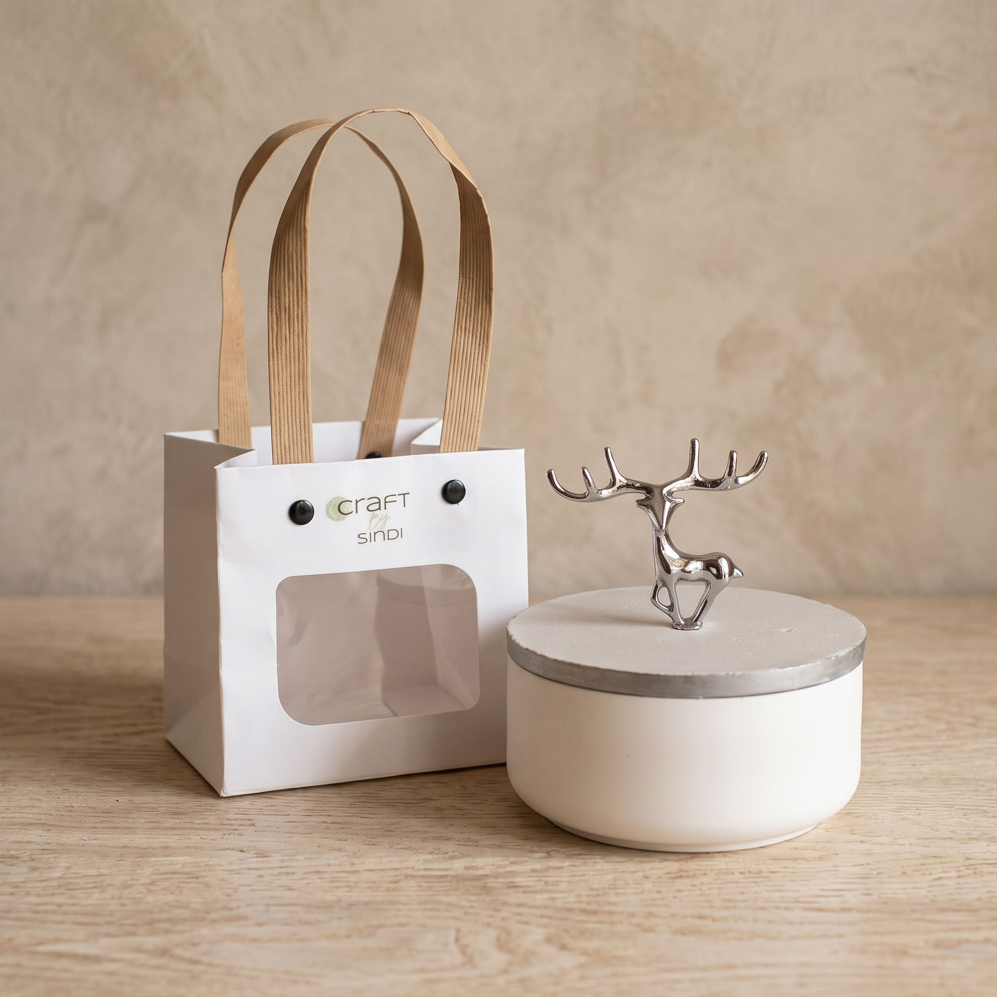 Large Storage Jar Ceramic with Gift Bag