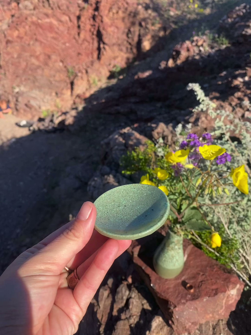 Thumbnail: Small Turquoise Dish #2