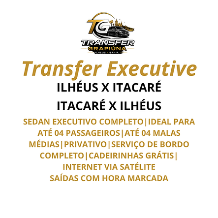 transfer executive de ilhéus para itacaré