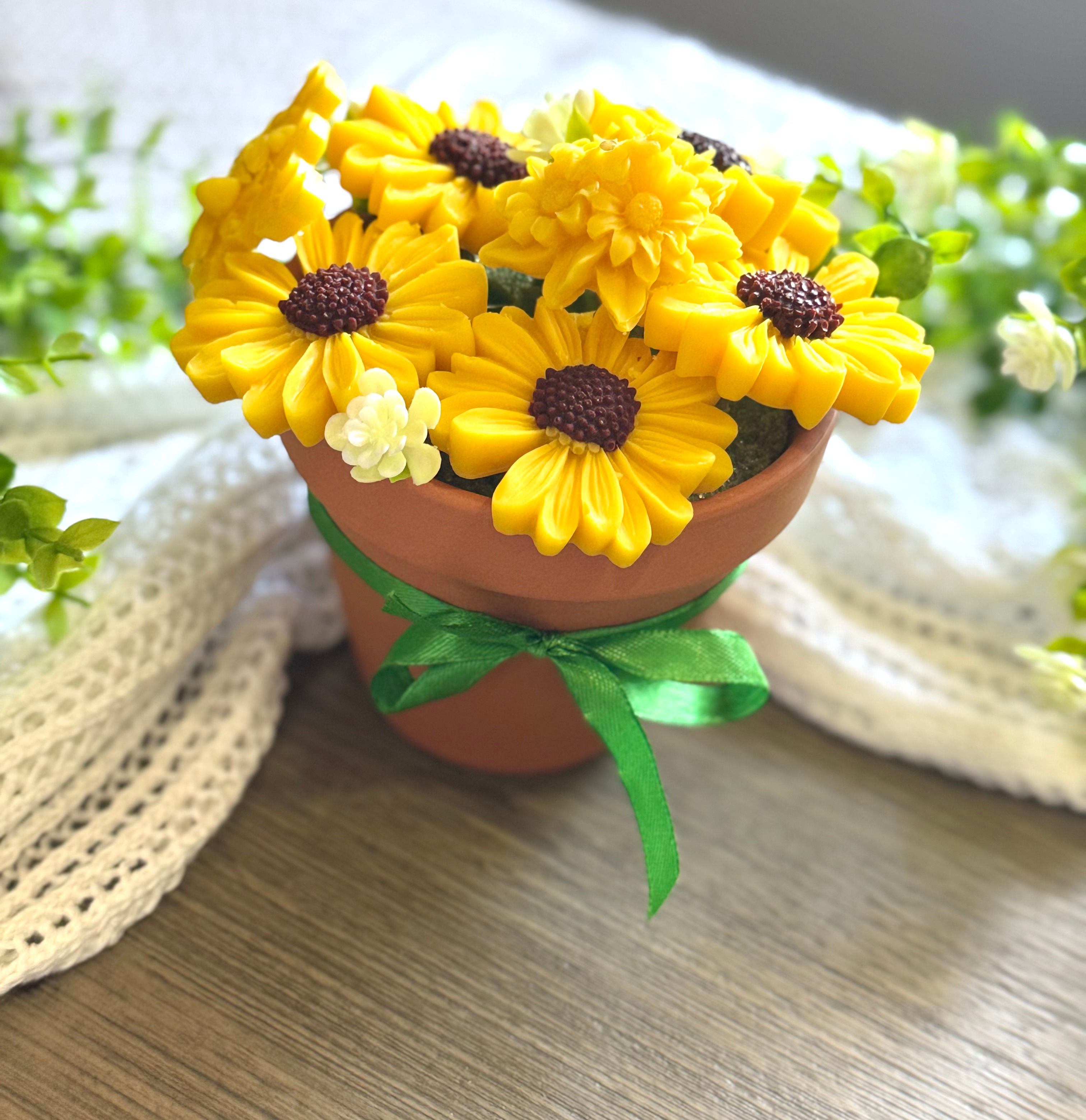 Wax Melt Sunflower Bouquet