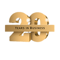 Gold Anniversary 20 Years in Business