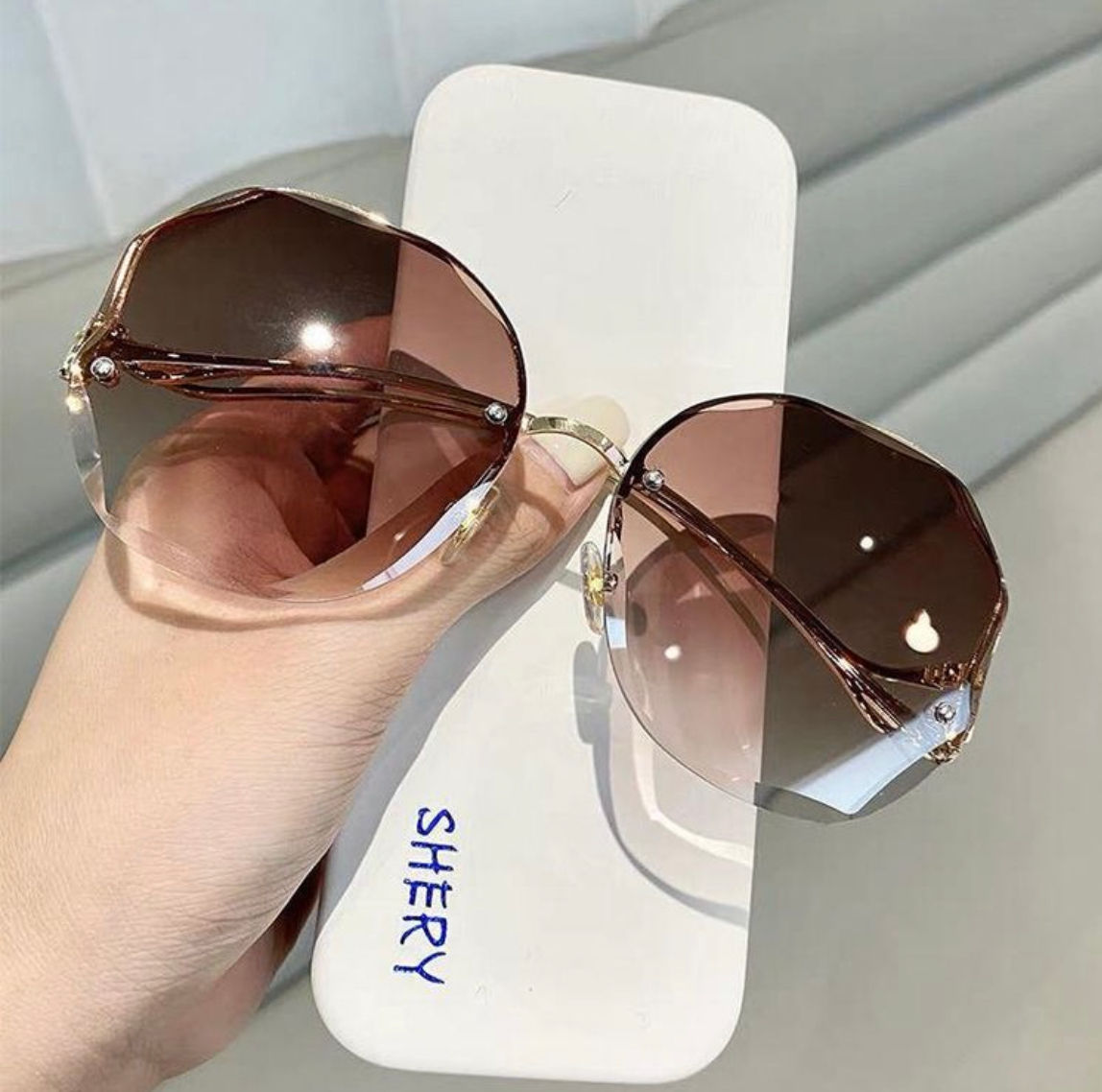 Womens Gradient Sunglasses 