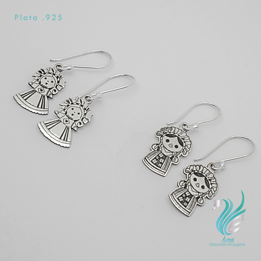 Aretes Muñeca Mexicana