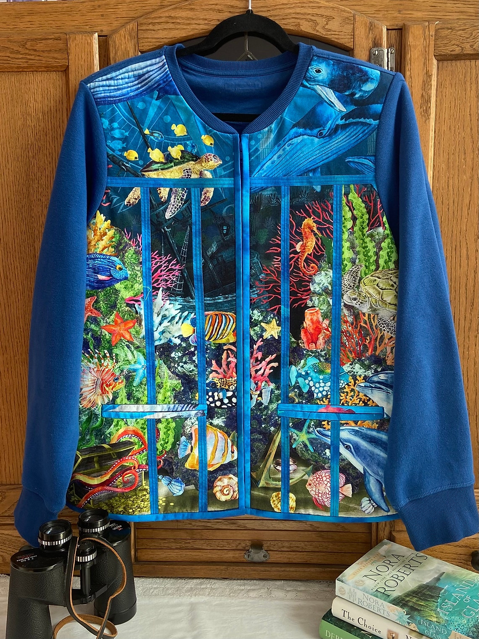 Thumbnail: Playing With Panels Quilted Jacket