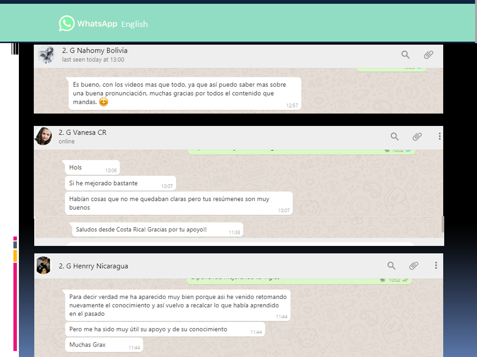 Miniatura: 1 MES de Curso Básico de INGLÉS por WhatsApp