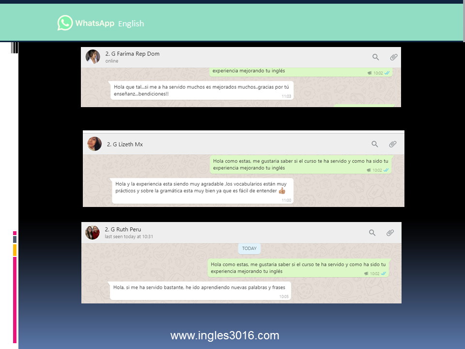 Miniatura: 1 MES de Curso Básico de INGLÉS por WhatsApp