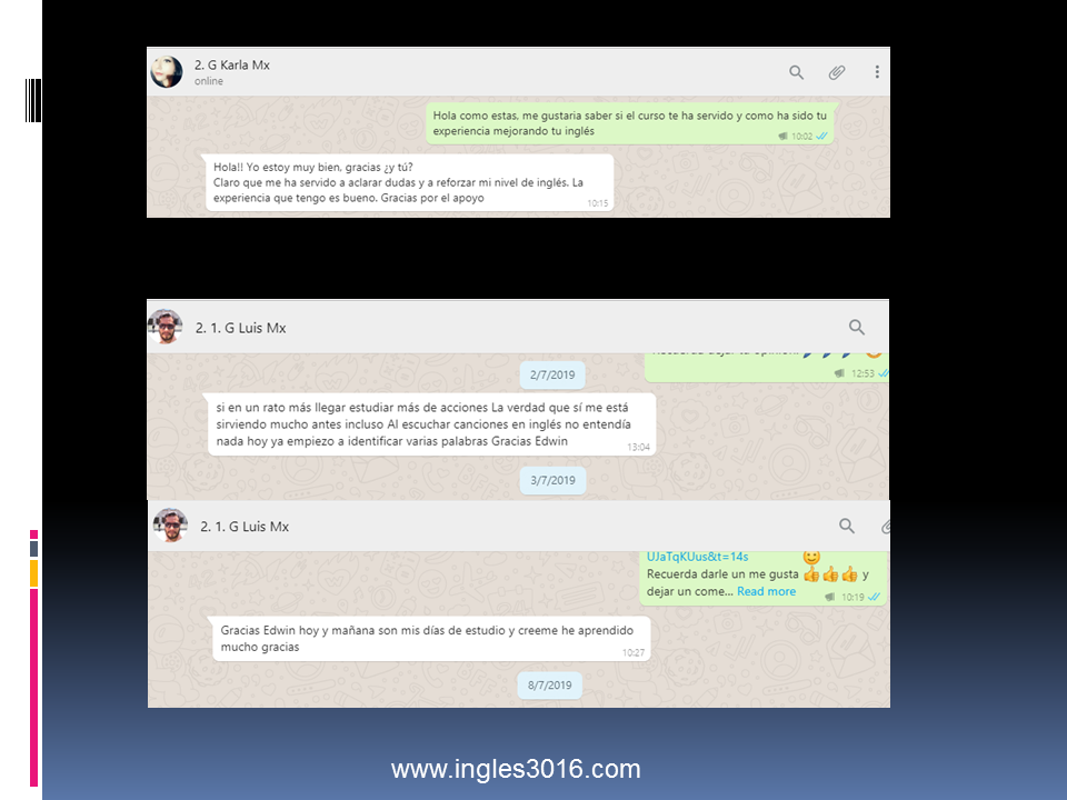 Miniatura: 1 MES de Curso Básico de INGLÉS por WhatsApp