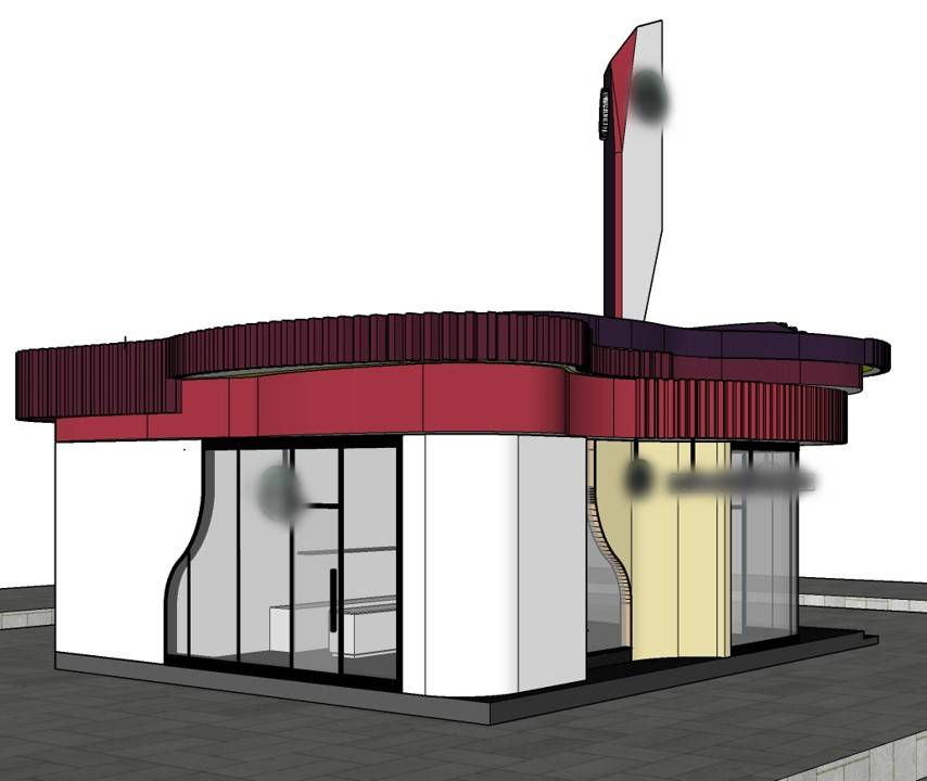 architecture for QSR and shopping complex India