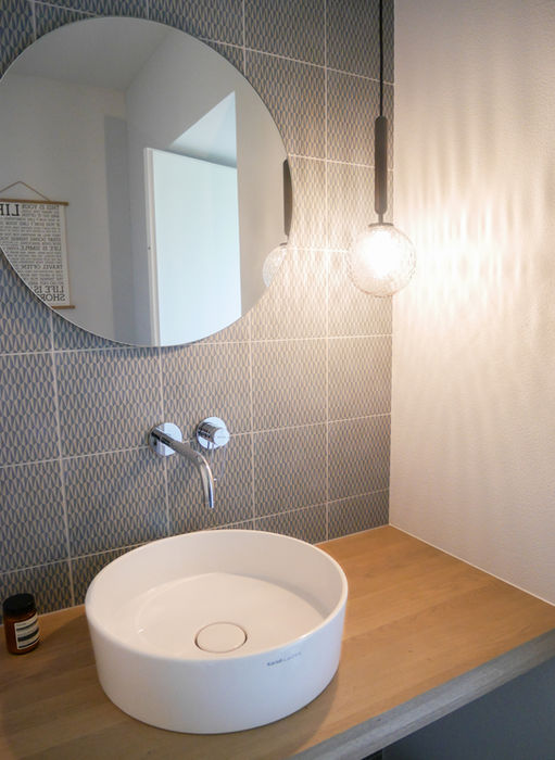 Gästewc, tiles, mutina, Interior Design