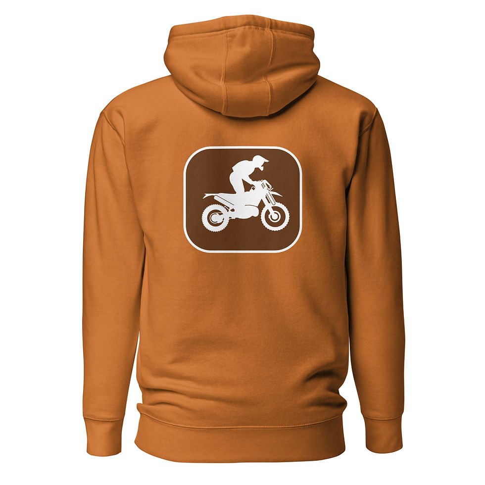 Thumbnail: Trail Rider Chainsaw Icon - Premium Hoodie