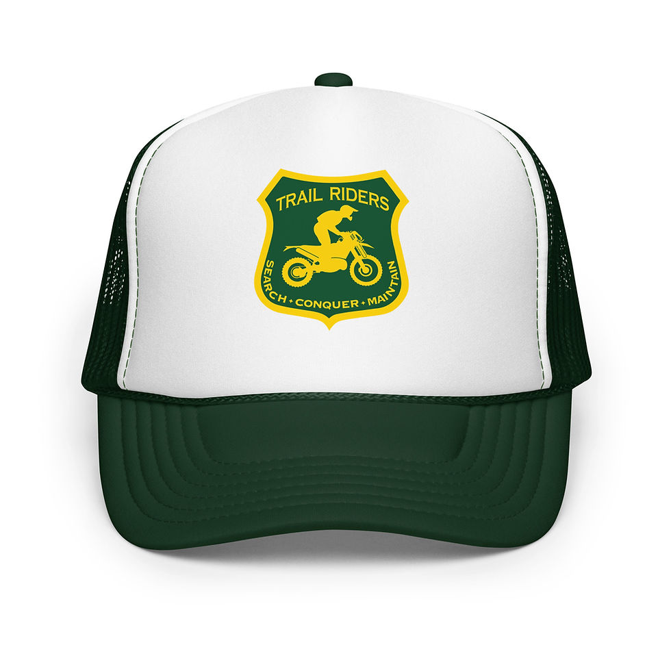 Thumbnail: Trail Riders Search•Conquer•Maintain - Foam Trucker Hat