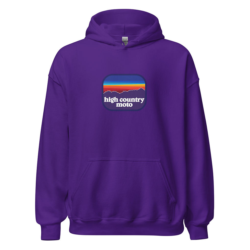 Thumbnail: High Country Moto Sawtooth Sunset - Hoodie