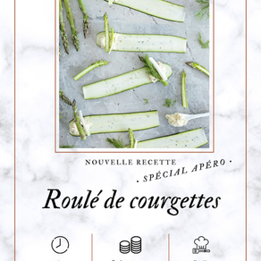Roulé de courgettes