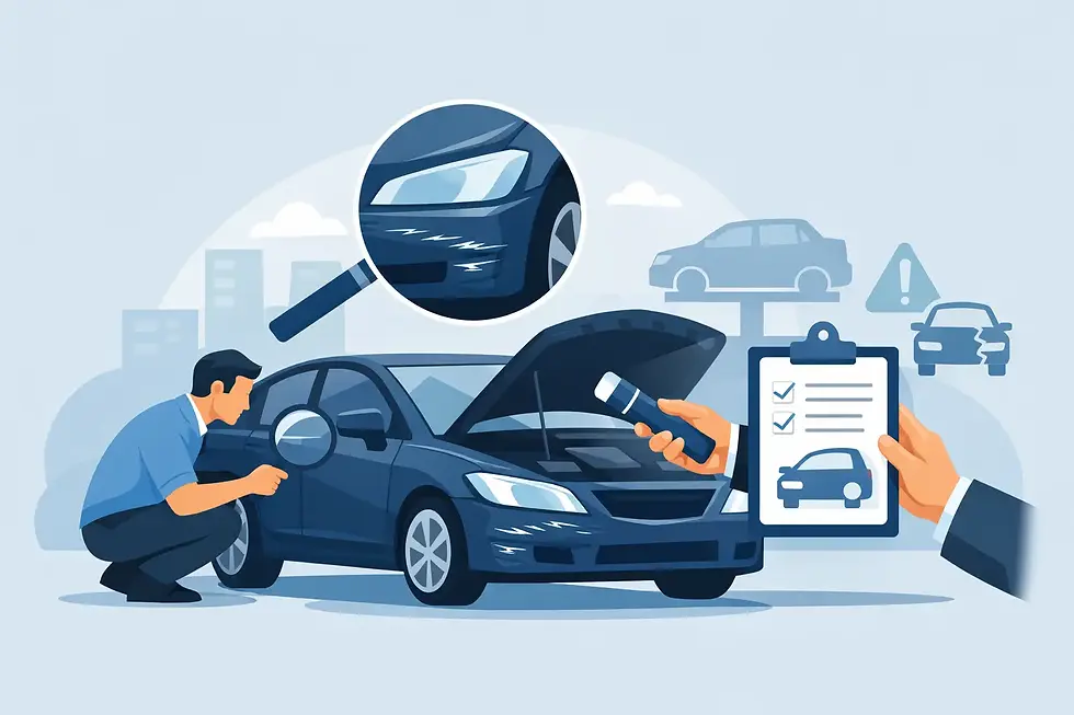 How to Check Accident Damage Before Buying