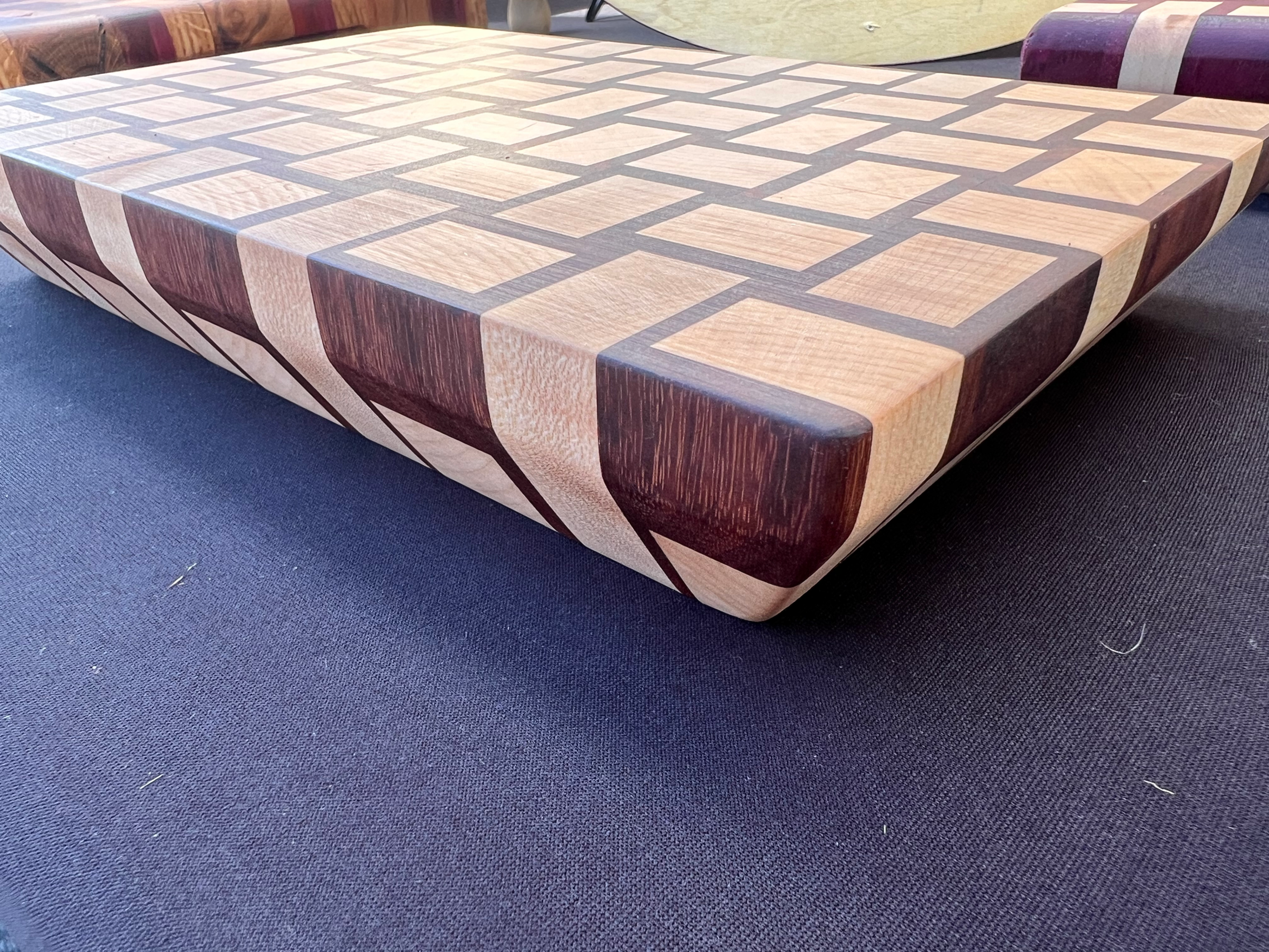 The "Checker Twist" End Grain Board