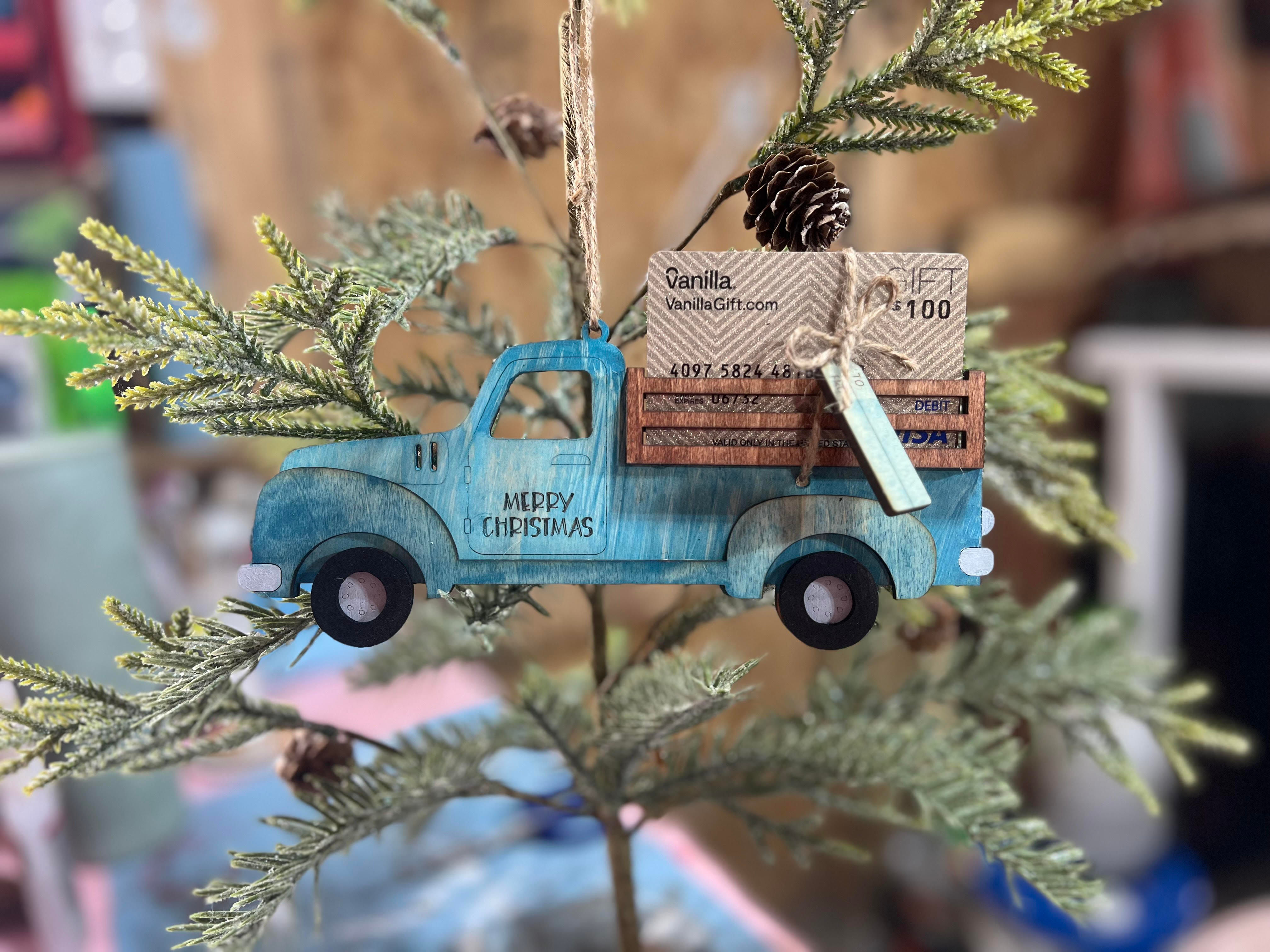 Truck Gift Card Holder Design 2