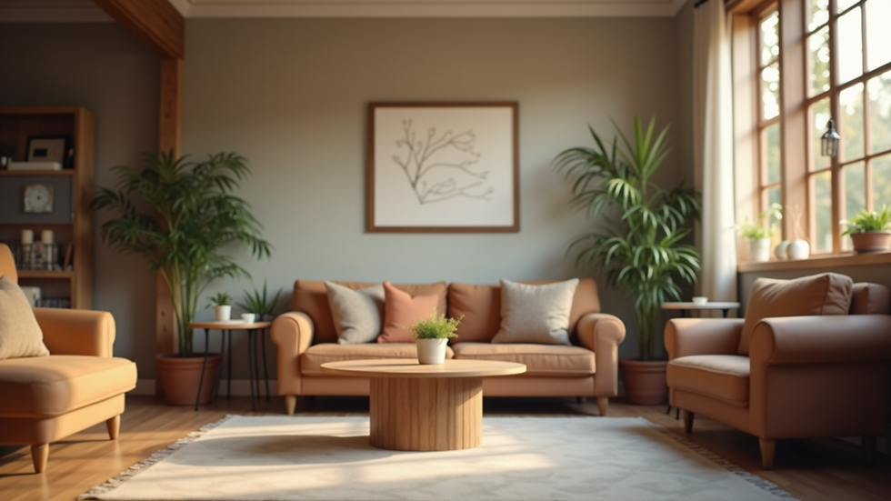 Eye-level view of a cozy and inviting adult community gathering space