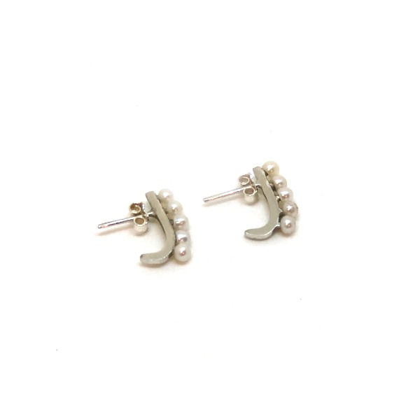 Miniatura: Brinco Abraço Pérola