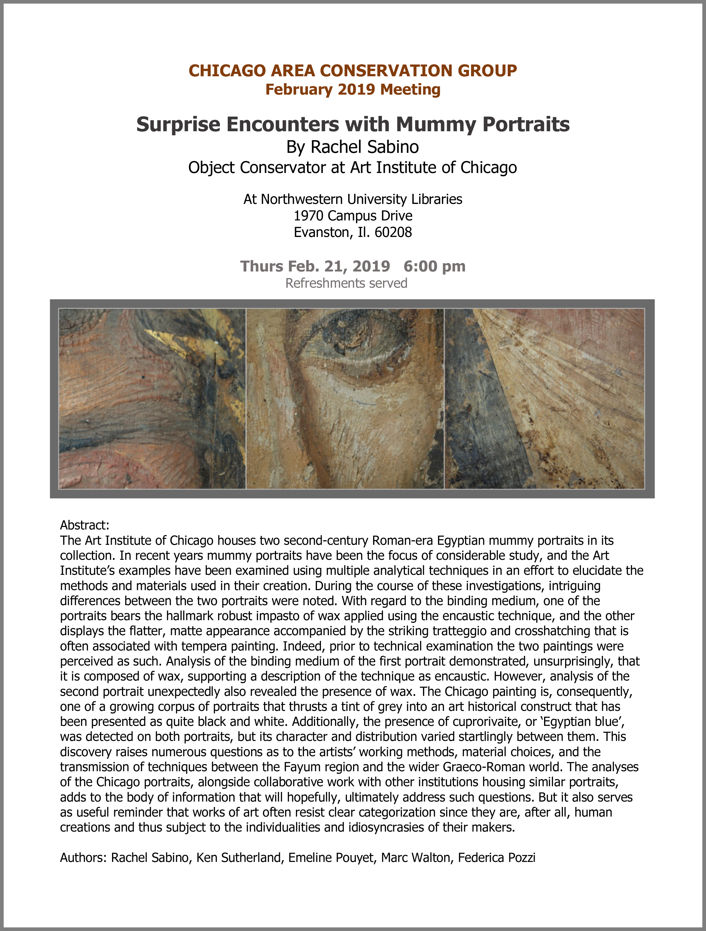 Rachel Sabino CACG talk 2019-1