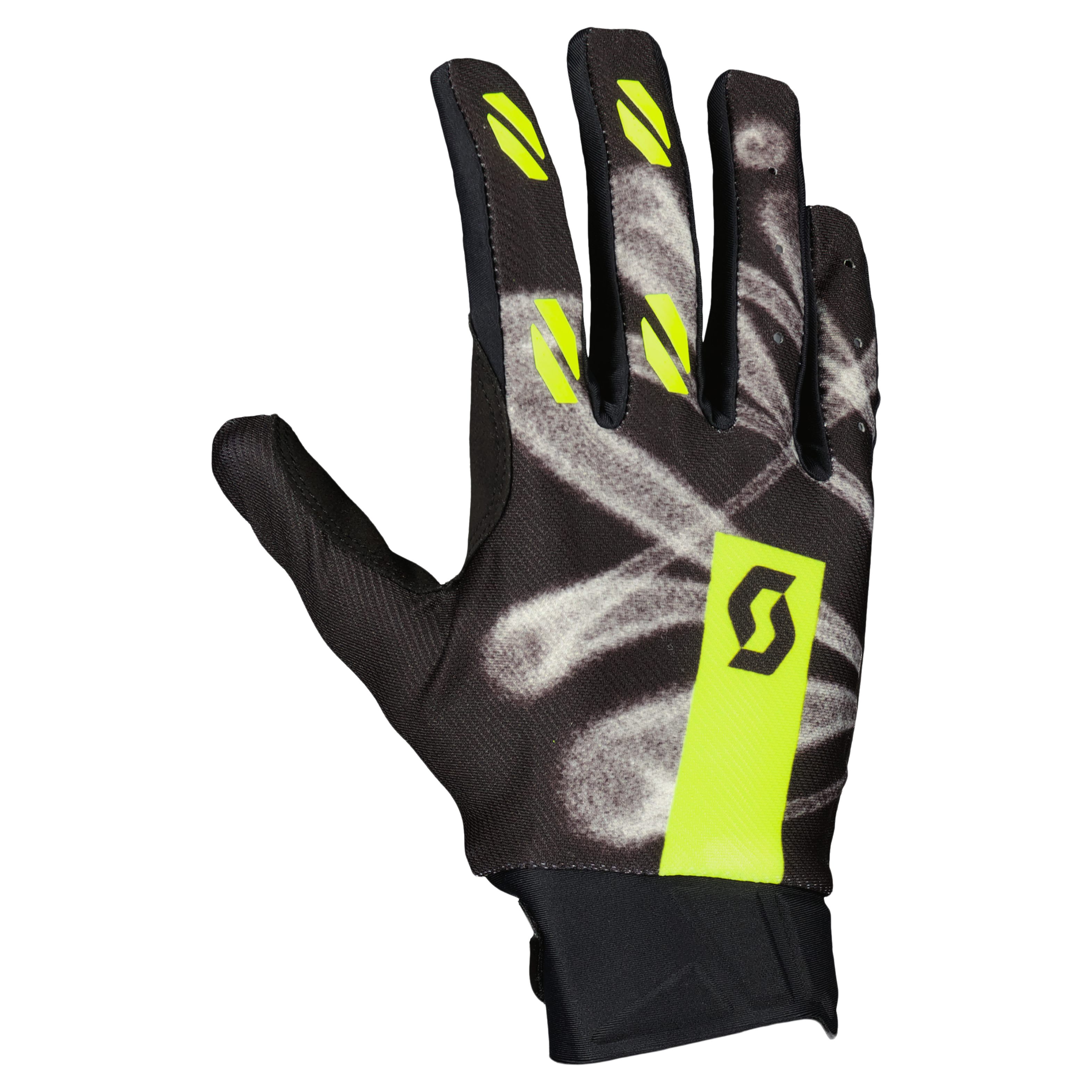 Cross-Handschuh SCOTT Evo Dirt schwarz/gelb