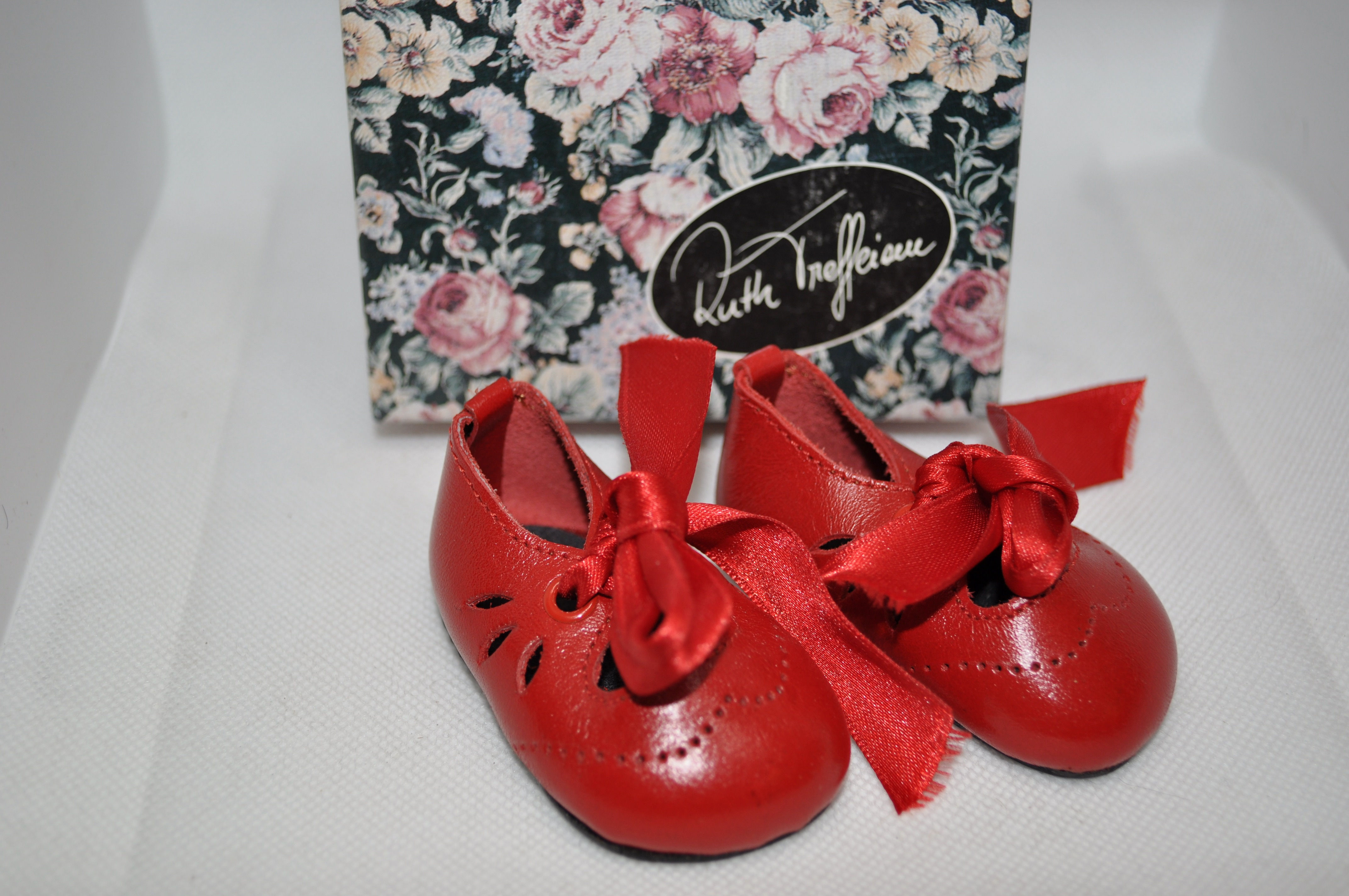 Puppen-Lederschuh  Gr. 2 von Ruth Treffeisen