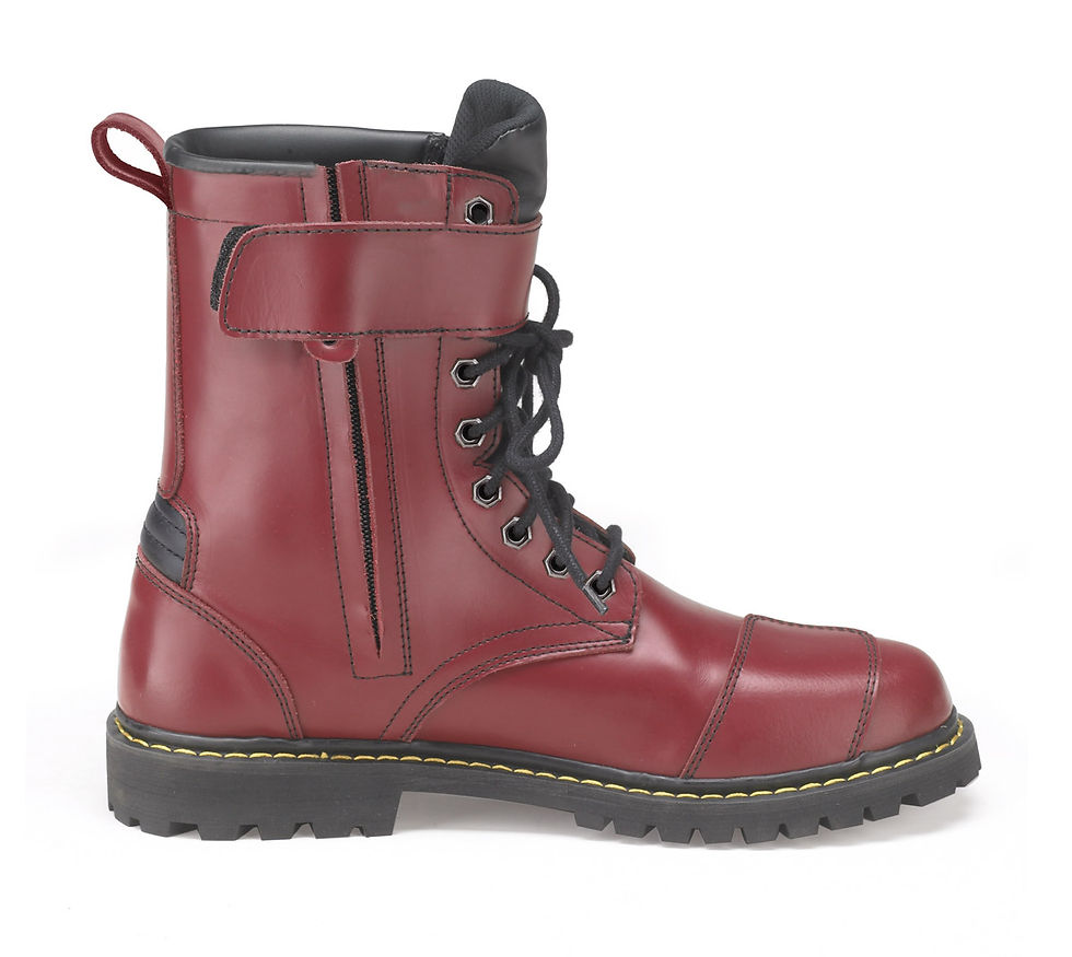 Miniaturbild: Kultiger Schnürstiefel "RIDER" rot (CE-geprüft)