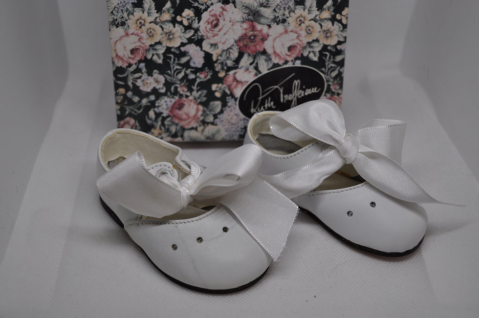 Puppen-Lederschuh Gr. 4 von Ruth Treffeisen