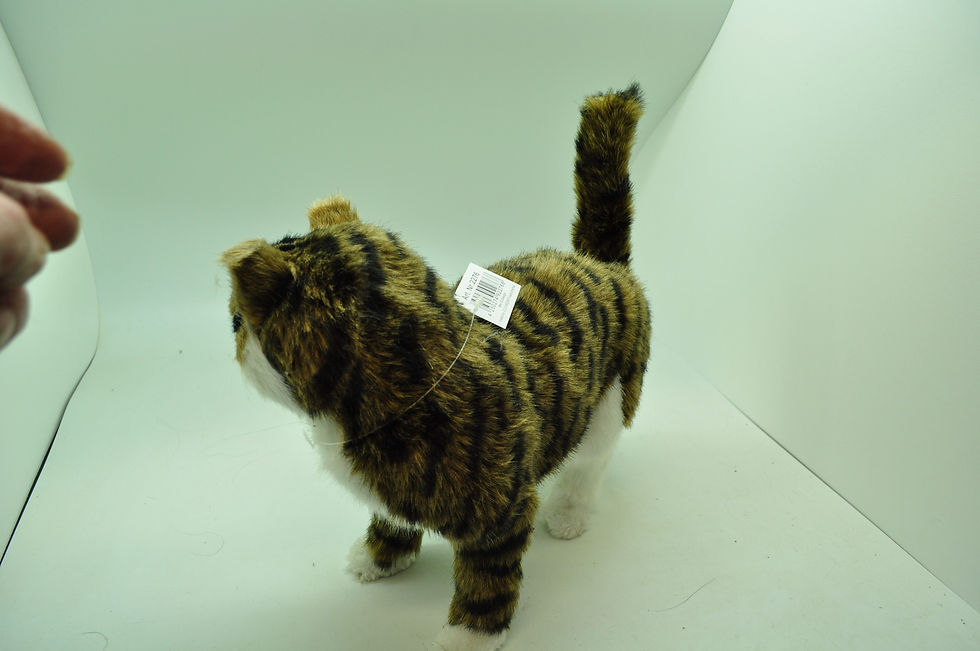 Miniaturbild: Deko  Katze Tieger braun 27 cm