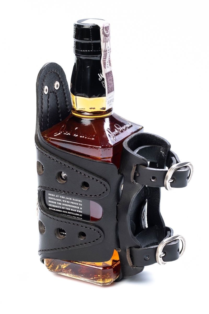 Miniaturbild: Flaschenhalter aus Leder