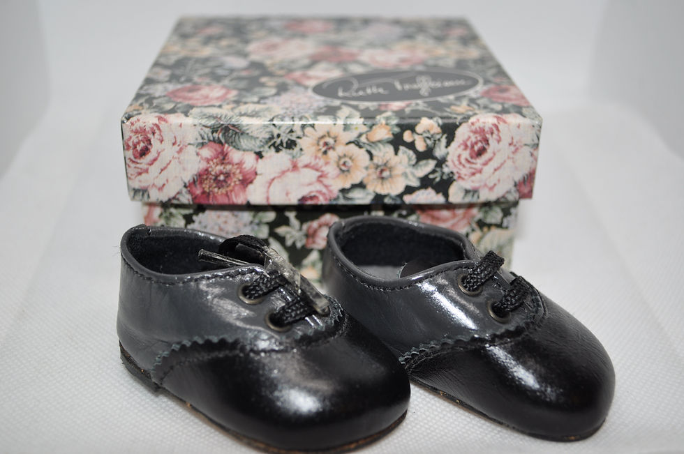 Puppen-Lederschuh Gr. 2 von Ruth Treffeisen