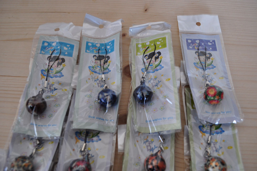 Miniaturbild: 20er Set Anhänger Glöckchen sortiert