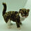 Miniaturbild: Deko  Katze Tieger braun 27 cm