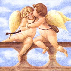 Servietten 20er Pack küssende Engel