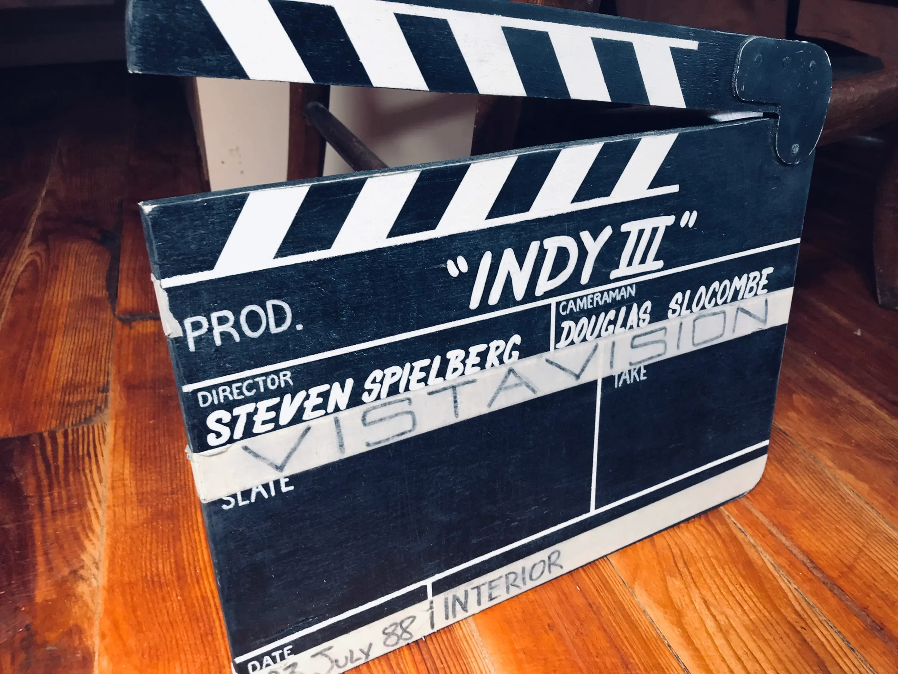 Clapperboard REPLICA - Indiana Jones III