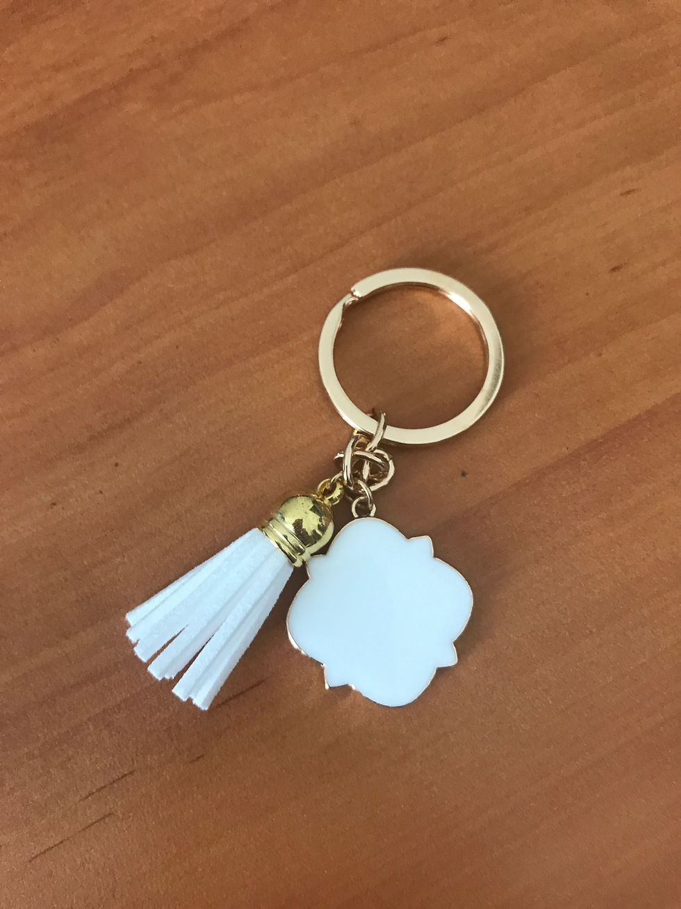 Thumbnail: 3cm monogrammed tassel keyring