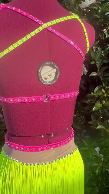Thumbnail: Custom Dance Costume - Fluoro Jazz / Tap / Broadway