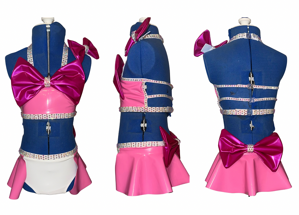 Thumbnail: Pink Pop Party Girls size 7 pvc