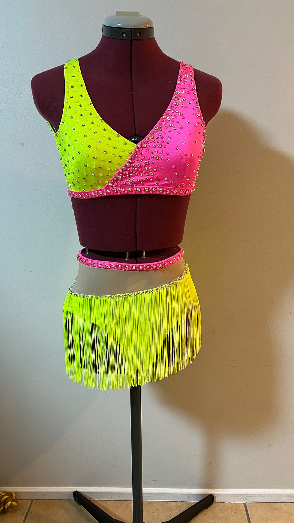 Thumbnail: Custom Dance Costume - Fluoro Jazz / Tap / Broadway