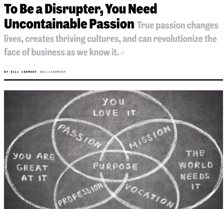 Make waves, challenge the traditional, change beliefs, shatter boundaries...I want to be a disrupter