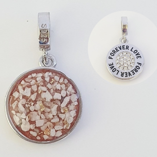 Forever Love Circle with ashes