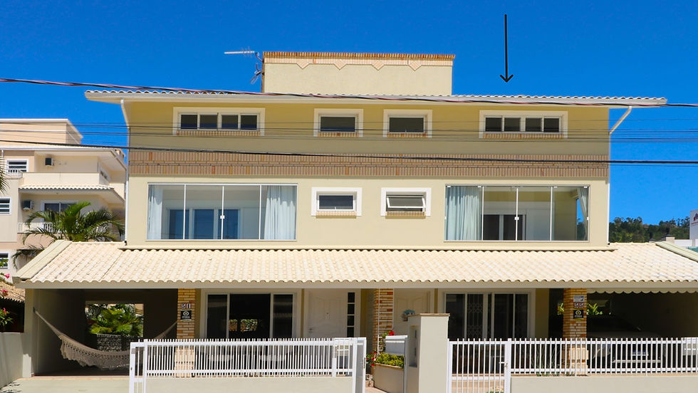 #020 Casa totalmente equipada a 100 m praia de Palmas | 8 pessoas