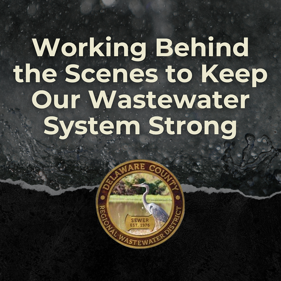 DCRWD: Working Behind the Scenes to Keep Our Wastewater System Strong