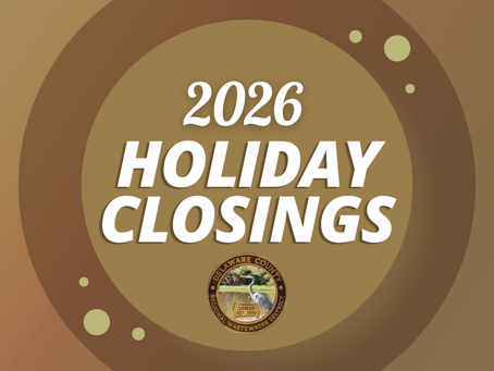 2026 Holiday Closings: 