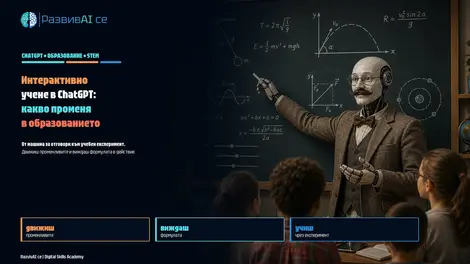 Робот преподава физика