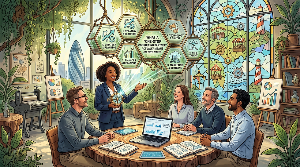 What a "One-Stop Consulting Partner" Actually Means (and Why It Matters)